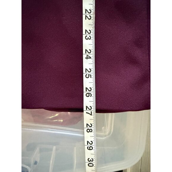 NWT The Kooples Blazer Burgundy Crepe French Designer Size FR/36 US/4 - Picture 10 of 16
